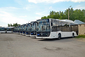KAMAZ DELIVERED ANOTHER BATCH OF BUSES TO NOVOSIBIRSK